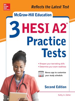 cover image of McGraw-Hill Education 3 HESI A2 Practice Tests